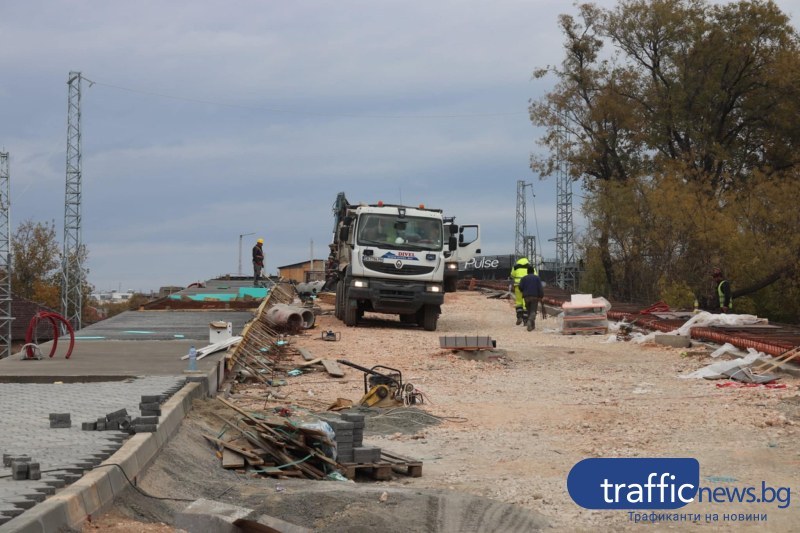 Напредва работата по Бетонния мост „Тодор Александров“, пускат движението за Коледа