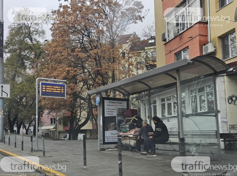 Бездомните майка и син, които обитаваха спирка в Пловдив, този път приеха подслон на социалните