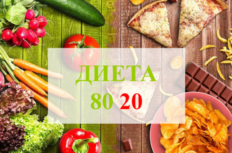 Как работи диетата 80/20