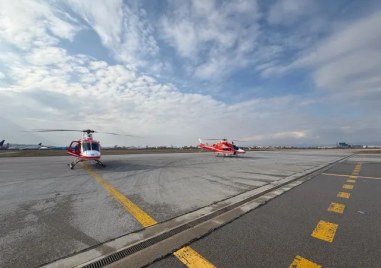 Вторият хеликоптер за спешна медицинска помощ кацна в България