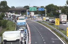 Тотална тапа край Пловдив. Движението за София буквално спря СНИМКИ