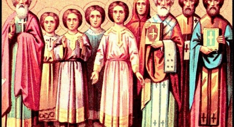 Няколко мъченици, сред тях и девица, загинала за вярата, почита Църквата днес