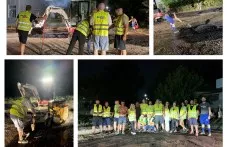 Доброволци от „Браво Пловдив“ ремонтираха опасен участък до кампуса на Пловдивския университет