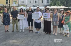 Студенти излязоха на протест в Пловдив, не искат увеличение на обучението