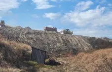 Пламна сметището в Цалапица, огънят обхванал близо 400 квадратни метра