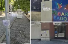 Санкционират майстора, нашарил табла, стълбове и дървета в Кършияка с незаконни реклами