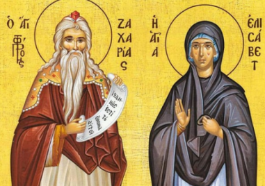 Пророк Захария и праведна Елисавета, родители на Йоан Кръстител, почита Църквата днес