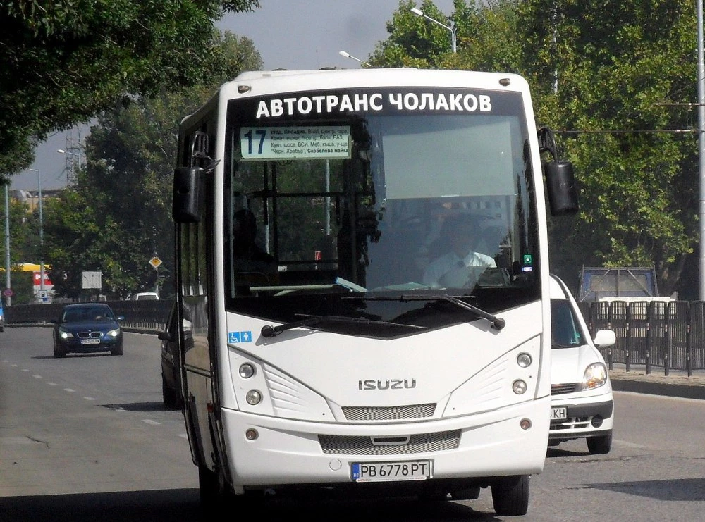 Временно променят маршрута на автобус № 17 в Пловдив