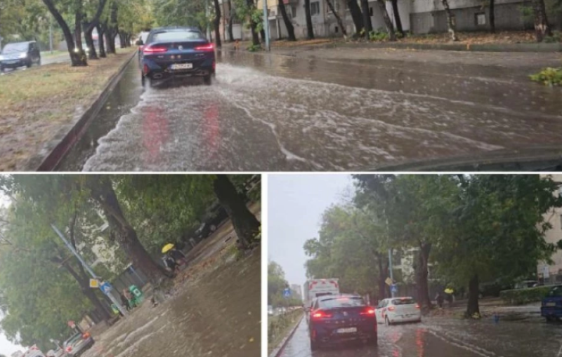 Още един новоремонтиран булаверд в Пловдив е под вода ВИДЕО