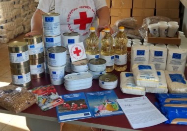 БЧК започва кампания за раздаване на хранителни продукти в Съединение