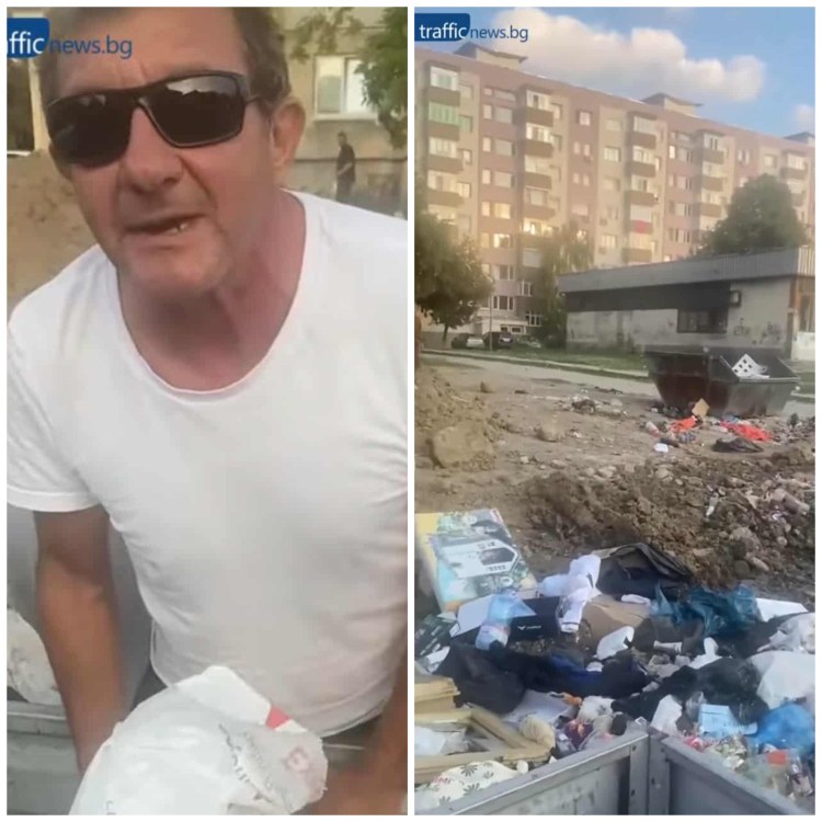 Не само ромите цапат: „Външен” захвърли строителни отпадъци в Столипиново, на метри от контейнер ВИДЕО