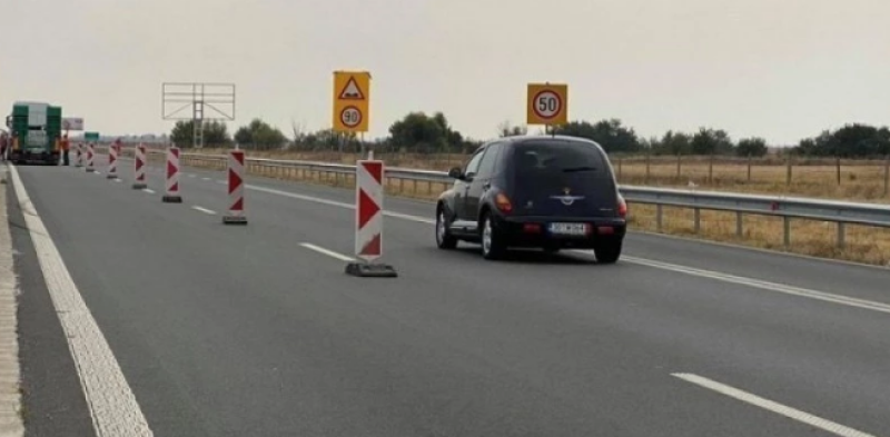 Ремонти ограничават движението по АМ “Тракия“ край Пазарджик за два дни