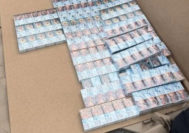 Иззеха над 100 000 къса цигари край Никопол