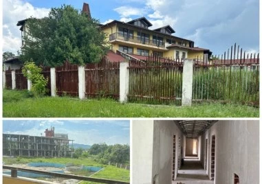 Мижав интерес към бетонния мастодонт в Баня, който така и не стана балнеохотел – цената се срина двойно