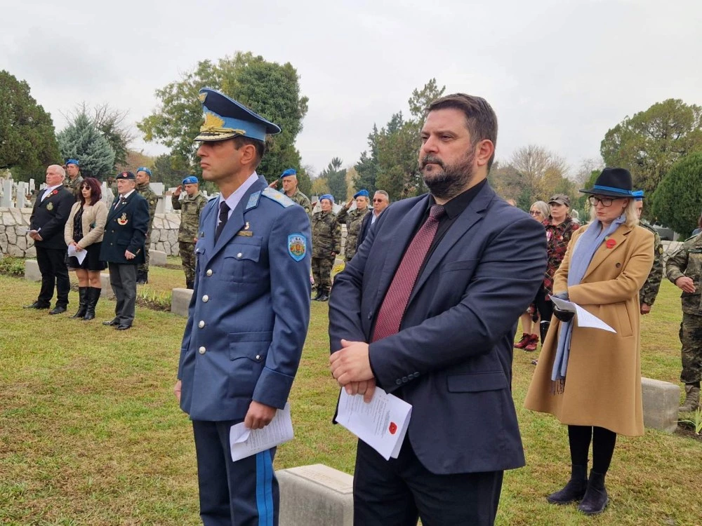 Заместник-кметът Ангел Славов участва в британска възпоменателна церемония в Пловдив