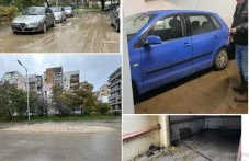 Вода блика от колите, потопени в подземния гараж след аварията в Тракия ВИДЕО