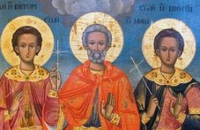 Светите мъченици Мина и Виктор почита Църквата днес