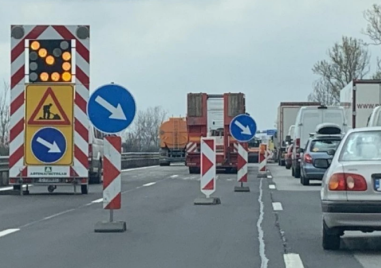 Променено е движението по АМ “Тракия“ край Пловдив днес заради ремонт