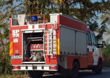 Павилион за вестници изгоря в Пловдив