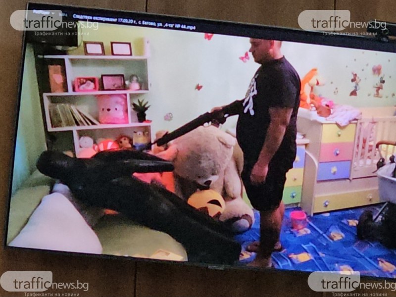 Кадри показаха подробните действия на Любомир, обвинен в убийството на Красимира в Бегово ВИДЕО