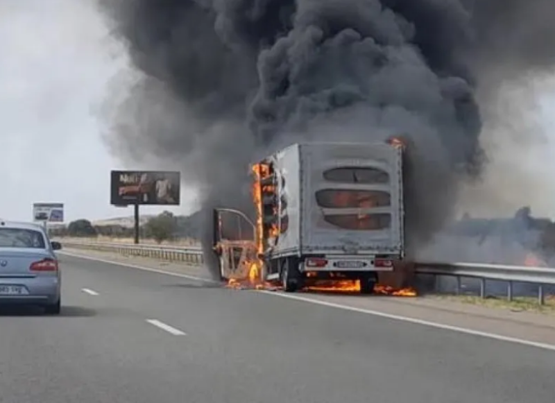 Камион катастрофира и се запали, загина млад мъж от Раковски