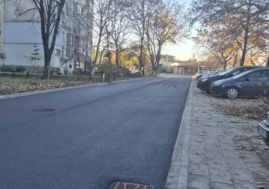Завърши ремонтът на част от локалното платно на бул. „Никола Вапцаров