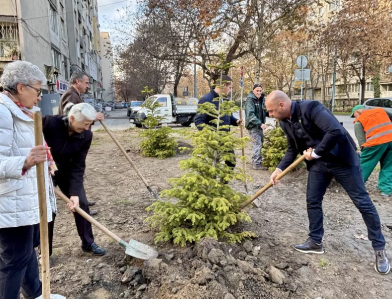 Нови 1000 дръвчета засадиха в Пловдив