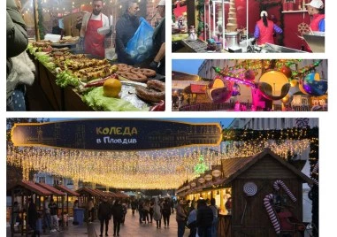 Коледа в Пловдив: Красив базар с празнична атмосфера, но цените смутиха минувачите