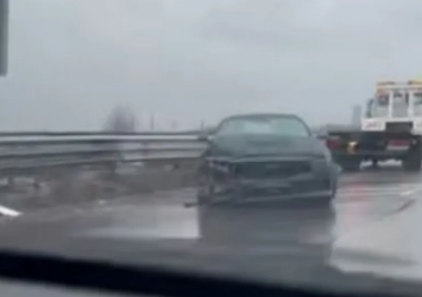 Мустанг самокатастрофира на АМ “Тракия“