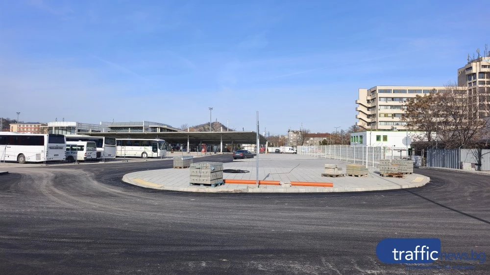 Приключи асфалтирането около автогара „Родопи“, предстои отклоняване на движението