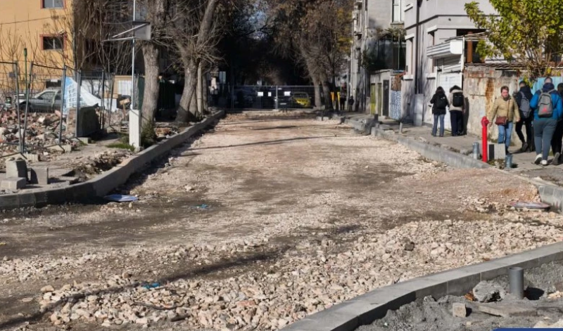 Започна асфалтирането от северната страна на пробива под Централна гара в Пловдив