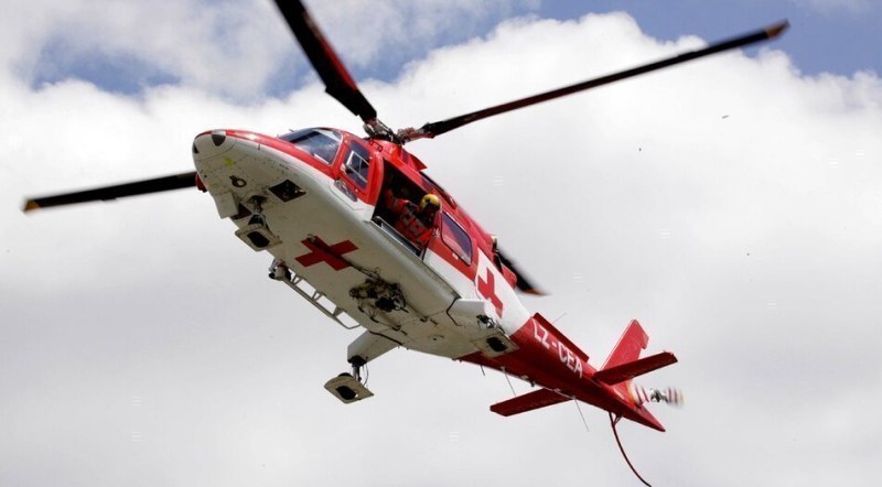 Въздушна линейка превози мъж с черепно-мозъчна травма от Родопите до Пловдив