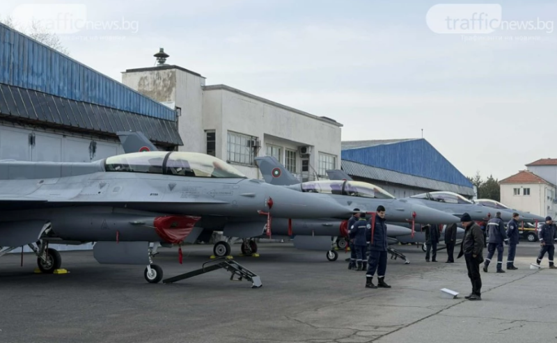 Представиха новите изтребители F-16 Block 70 на авиобазата в Граф Игнатиево