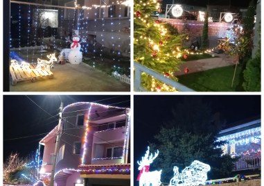 Къщите в Раковски създават магия с коледни украси СНИМКИ