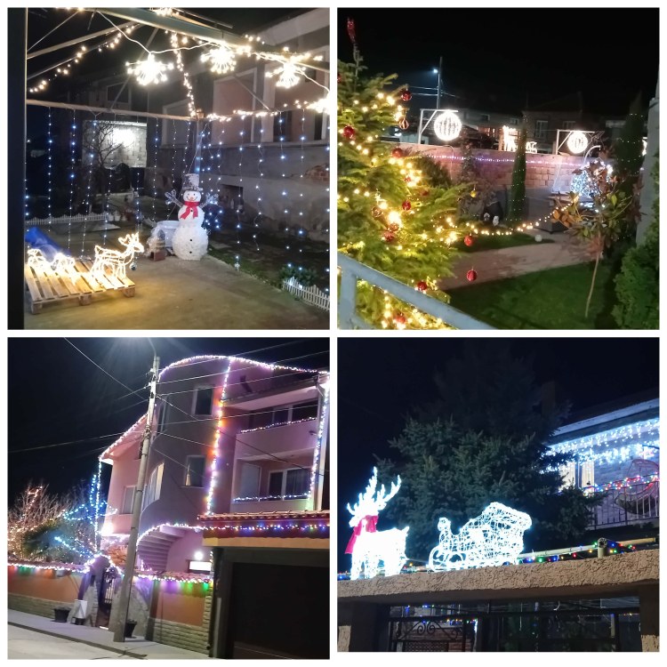 Къщите в Раковски създават магия с коледни украси СНИМКИ