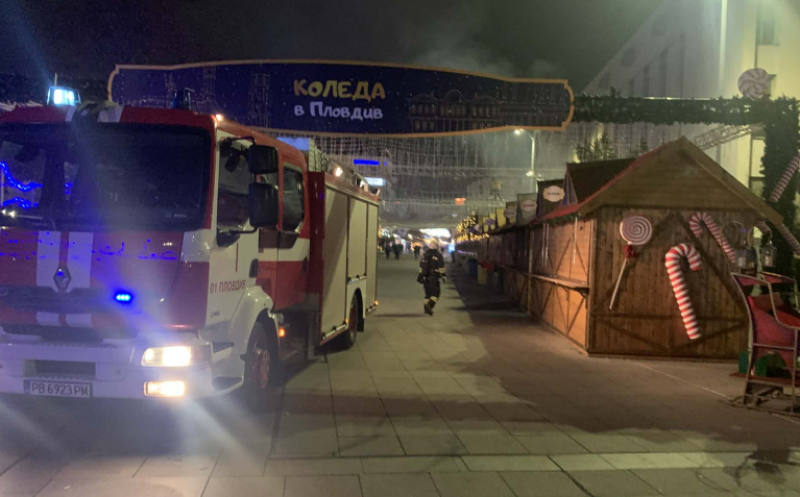 Забравена скара на Коледния базар вдигна пожарникарите