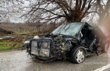 Кола горя край Марково