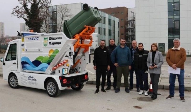 Община Марица ще използва шести електроавтомобил за сметосъбиране