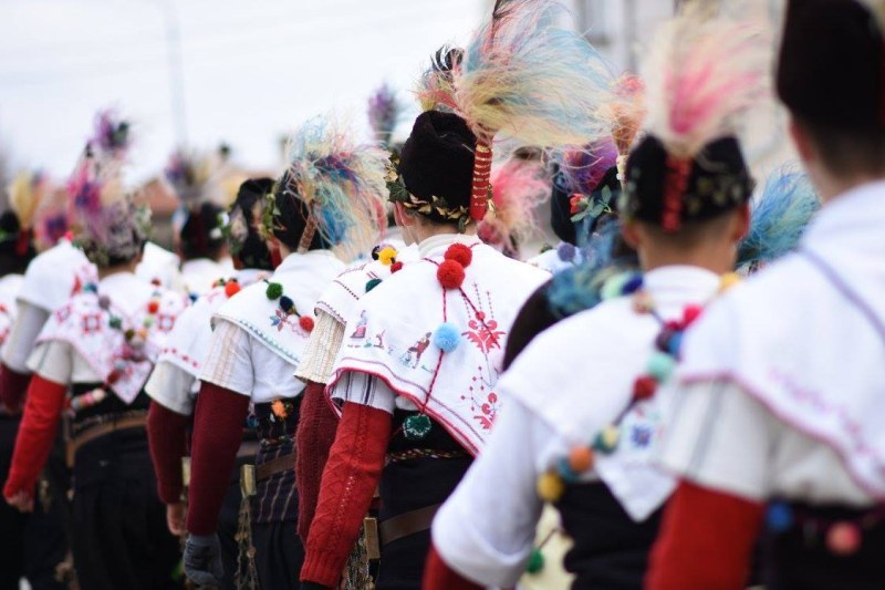 Обичаят Куди продължава в Съединение със сурвакарите и много музика