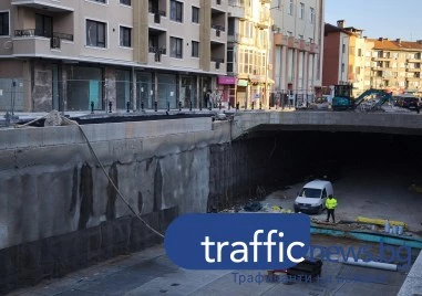 Въпреки студовете, дейностите по пробива под Централна гара не са спирали