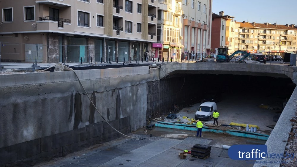 Въпреки студовете, дейностите по пробива под Централна гара не са спирали