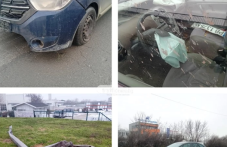 Коли пометоха мантинелата на Скобелева майка, с потрошени предници и разрязани гуми са