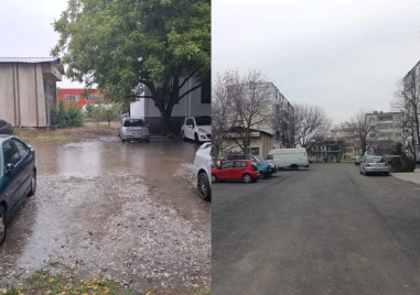 Преобразиха напълно паркинг в „Коматево“