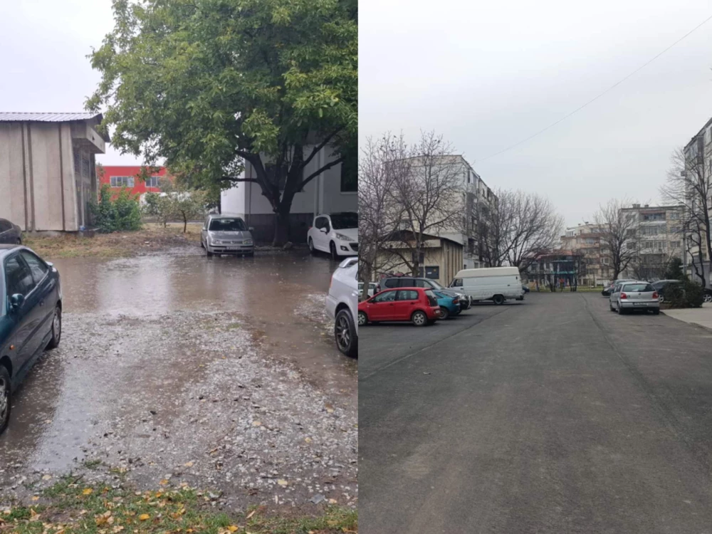 Преобразиха напълно паркинг в „Коматево“