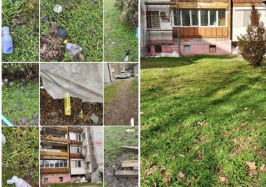 Пловдивчни недоволстват от замърсени площи край саниран блок, светкавична реакция на „Градини и паркове“