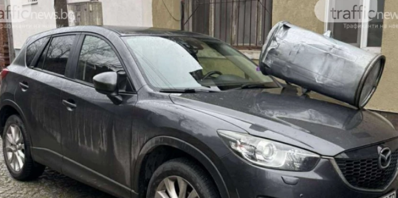 Необичайна “глоба” получи шофьор на джип в центъра на Пловдив