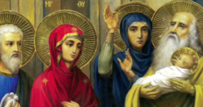 Свети Симеон Богоприемец и Анна пророчица почита Църквата днес