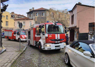 Пожар пламна в сградата на пловдивска галерия