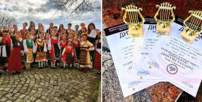 Три “Златни лири“ за ДФФ „Розова долина“ от конкурса „Орфееви таланти“