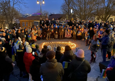 Украинската общност в Пловдив отбелязва 4 години от началото на войната